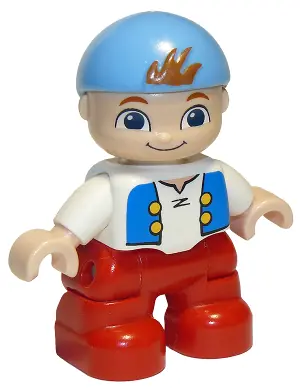 47205PB027:  Duplo Figure Lego Ville, Never Land Pirates, Cubby (6033204)
