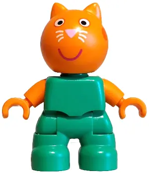 47205PB124:  Duplo Figure Lego Ville, Candy Cat (6537001)