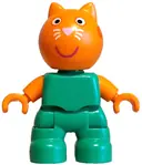 Minifigurka: 47205PB124:  Duplo Figure Lego Ville, Candy Cat (6537001)