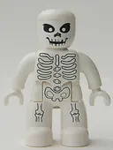 Minifigurka: 47394PB049:  Duplo Figure Lego Ville, Skeleton