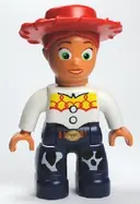 Minifigurka: 47394PB129:  Duplo Figure Lego Ville, Female, Jessie (4580319)