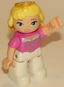 Minifigurka: 47394PB147A:  Duplo Figure Lego Ville, Disney Princess, Aurora, Oval Eyes (6062796 / 6078542)