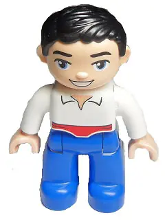 47394PB155:  Duplo Figure Lego Ville, Disney Princess, Prince Eric
