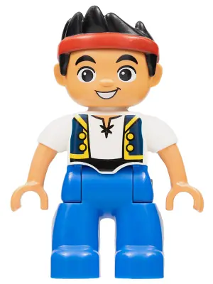 47394PB162:  Duplo Figure Lego Ville, Never Land Pirates, Jake (6031799 / 6078563)