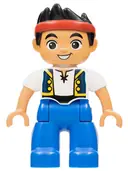 Minifigurka: 47394PB162:  Duplo Figure Lego Ville, Never Land Pirates, Jake (6031799 / 6078563)