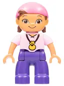 Minifigurka: 47394PB163:  Duplo Figure Lego Ville, Never Land Pirates, Izzy (6033054 / 6078568)