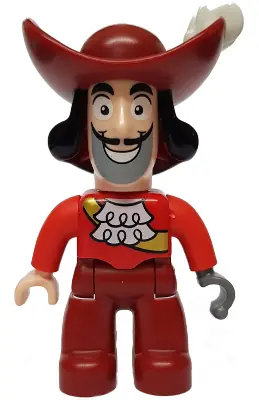 47394PB164:  Duplo Figure Lego Ville, Never Land Pirates, Captain Hook (6033085 / 6078507)
