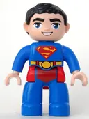 Minifigurka: 47394PB175:  Duplo Figure Lego Ville, Male, Superman