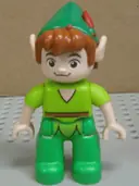 Minifigurka: 47394PB184:  Duplo Figure Lego Ville, Never Land Pirates, Peter Pan (6064868)
