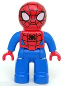 Minifigurka: 47394PB192:  Duplo Figure Lego Ville, Spider-Man, Standard Eyes