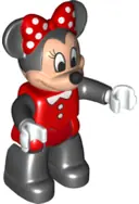 Minifigurka: 47394PB258:  Duplo Figure Lego Ville, Minnie Mouse, Red Swimsuit (6220924 / 6269052)