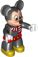 47394PB278:  Duplo Figure Lego Ville, Mickey Mouse, Red Pants and Scarf (6263148 / 6269879)