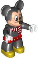 Minifigurka: 47394PB278:  Duplo Figure Lego Ville, Mickey Mouse, Red Pants and Scarf (6263148 / 6269879)