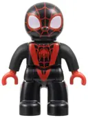 Minifigurka: 47394PB311:  Duplo Figure Lego Ville, Spider-Man (Miles 'Spin' Morales) (6366237 / 6485604)