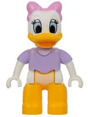 Minifigurka: 47394PB313:  Duplo Figure Lego Ville, Daisy Duck, Bright Pink Bow (6345338)