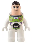 Minifigurka: 47394PB336:  Duplo Figure Lego Ville, Male, Buzz Lightyear with Dark Brown Hair