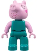 Minifigurka: 47394PB358:  Duplo Figure Lego Ville, Daddy Pig (6468162)