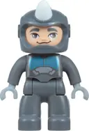 Minifigurka: 47394PB385:  Duplo Figure Lego Ville, Rhino (6580424)
