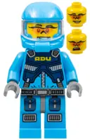 Minifigurka: AC001:  Alien Defense Unit Soldier 1 - Dark Bluish Gray Hips