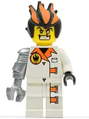 Minifigurka: AGT013A:  Dr. Inferno (Metallic Silver Claw)