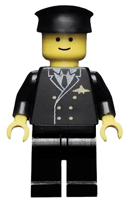 AIR002:  Airport - Pilot, Black Legs, Black Hat