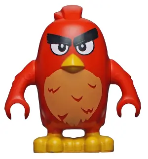 ANG008:  Red, Left Eyebrow Raised