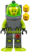 Minifigurka: ATL008:  Atlantis Diver 5 - Samantha Rhodes