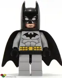 Minifigurka: BAT001:  Batman - Light Bluish Gray Suit, Black Mask