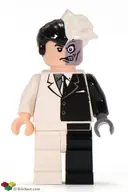 Minifigurka: BAT004:  Two-Face - Black Stripe Hips