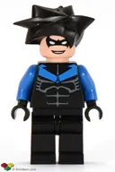 Minifigurka: BAT015:  Nightwing - Blue Arms and Chest Symbol