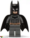 Minifigurka: BAT024:  Batman - Dark Bluish Gray Suit, Black Mask