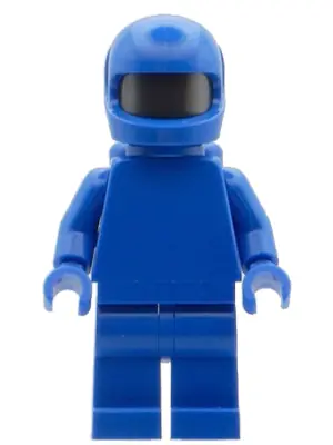 BDP076:  Spacesuit - Blue with Air Tanks, Pearl Dark Gray Head