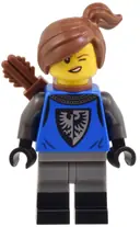 Minifigurka: BDP101:  Mountain Fortress Black Falcon Archer - Female