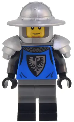 BDP104:  Mountain Fortress Black Falcon Soldier - Helmet with Broad Brim, Shoulder Armor