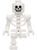 Minifigurka: BDP156:  Skeleton - Standard Skull, Bent Arms Vertical Grip, Single Leg