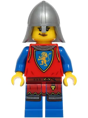 BDP223:  Lion Knight - Female, Flat Silver Neck Protector