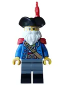 Minifigurka: BDP254:  Pirate Captain Ogel