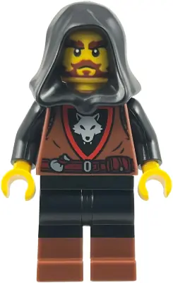 BDP280:  Wolfpack - Male, Black Legs with Reddish Brown Boots, Black Hood