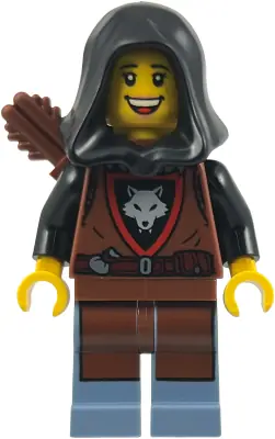 BDP281:  Wolfpack - Female, Black Hood, Quiver