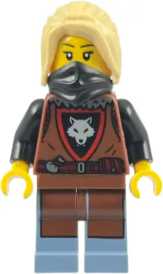 BDP282:  Wolfpack - Female, Tan Hair, Black Bandana