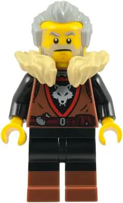 BDP284:  Wolfpack - Male, Black Legs with Reddish Brown Boots, Light Bluish Gray Hair