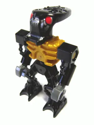 BIO015:  Bionicle Mini - Barraki Mantax (Pearl Gold Torso)