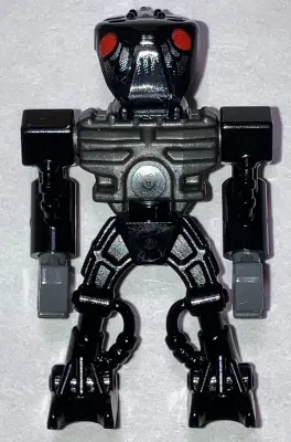 BIO015A:  Bionicle Mini - Barraki Mantax (Pearl Dark Gray Torso)