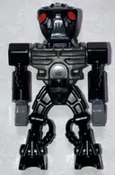 Minifigurka: BIO015A:  Bionicle Mini - Barraki Mantax (Pearl Dark Gray Torso)