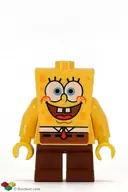 Minifigurka: BOB001:  SpongeBob - Basic "I'm Ready" Look