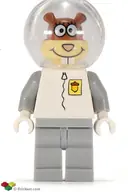 Minifigurka: BOB012:  Sandy Cheeks - Light Bluish Gray Legs