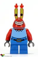 Minifigurka: BOB023:  Mr. Krabs - Large Grin