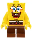 Minifigurka: BOB028:  SpongeBob - Large Grin and Black Eyebrows