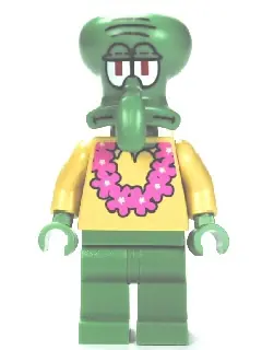 BOB035:  Squidward - Pink Lei
