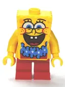 Minifigurka: BOB036:  SpongeBob - Blue Lei